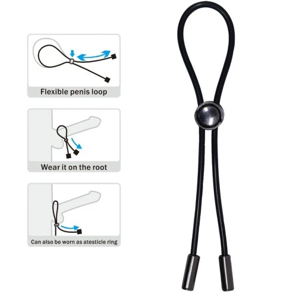FOR HIM Pretty Love Cord-penisring en testikelstimulator