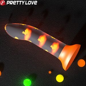 Pretty Love Magischer Nacht-Dildo mit Leuchtkernen orange Pretty Love Magischer Nacht-Dildo mit Leuchtkernen orange – Bild 3