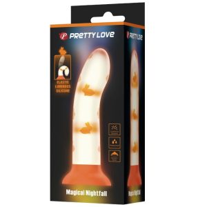 Pretty Love Magischer Nacht-Dildo mit Leuchtkernen orange Pretty Love Magischer Nacht-Dildo mit Leuchtkernen orange – Bild 4