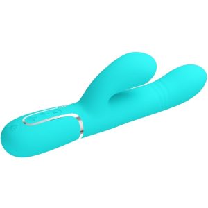 High Tech Pretty Love Multifunktions-Rabbit-Vibrator Aqua Grün High Tech Pretty Love Multifunktions-Rabbit-Vibrator Aqua Grün – Bild 1