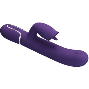 High Tech Pretty Love Konijnenvibrator met Clitorisstimulator, paars High Tech Pretty Love Konijnenvibrator met Clitorisstimulator, paars - Afbeelding 1