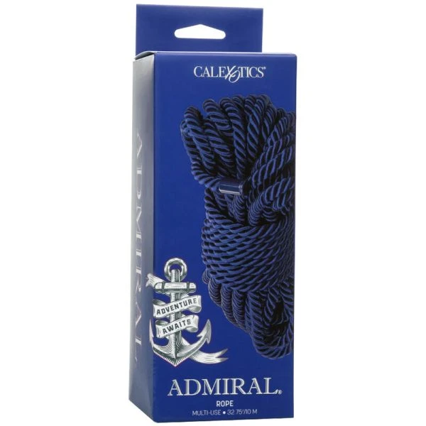 Calexotics Admiral Bondage-touw van nylon, 10 meter, blauw