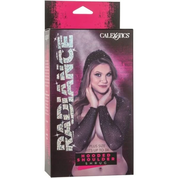 Calexotics Radiance Kapuzenschulterbolero Plus Size tot 3X