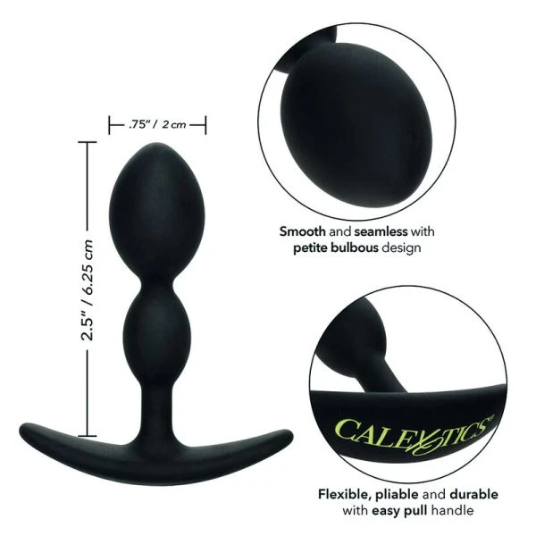 Calexotics Boundless 2X Anaalplug van siliconen, traanvormig
