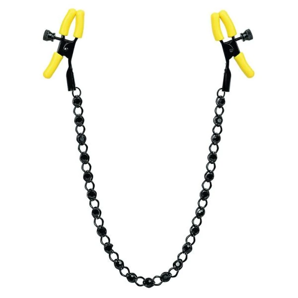Calexotics Boundless Nippel-Teaser met ketting en kristallen
