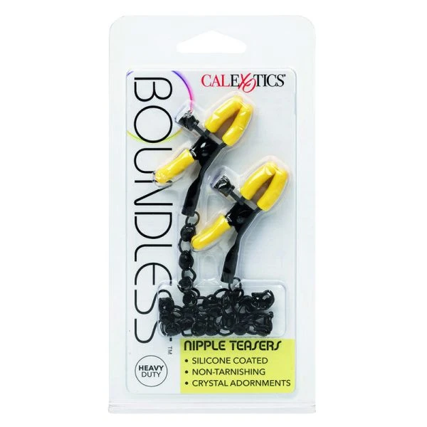 Calexotics Boundless Nippel-Teaser met ketting en kristallen