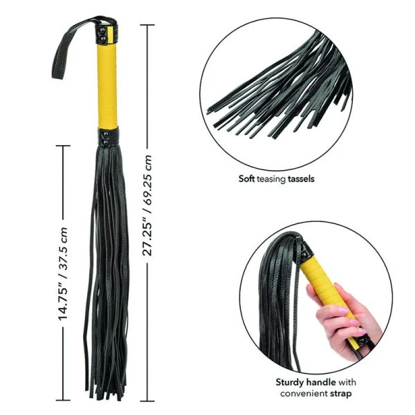 Calexotics Boundless Flogger met veganistische leren kwastjes