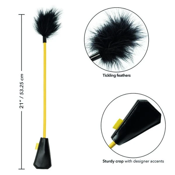 Calexotics Boundless Feather Crop Dubbele Zweep Veren-Kietelaar Calexotics Boundless Feather Crop Dubbele Zweep Veren-Kietelaar