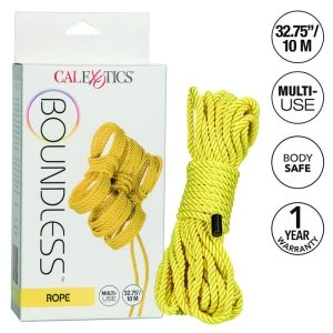 Calexotics Boundless Bondage Rope 10 meters yellow