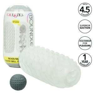Calexotics Masturbator Boundless Reversible Squishy Ball Stroke Yellow
