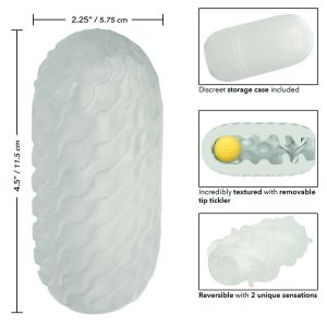 Calexotics Boundless Reversible Squishy Ball Stroker Masturbator Grijs Calexotics Boundless Reversible Squishy Ball Stroker Masturbator Grijs - Afbeelding 11