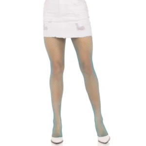 LEG Avenue Hosiery Lycra-Netzstrumpfhose Neonblau