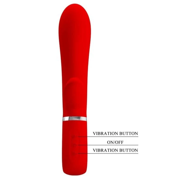 High Tech Pretty Love Thomas Multifunktions-G-Punkt-Vibrator rood High Tech Pretty Love Thomas Multifunktions-G-Punkt-Vibrator rood