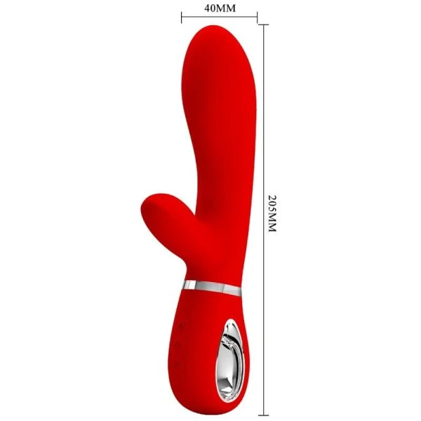 High Tech Pretty Love Thomas Multifunktions-G-Punkt-Vibrator rood High Tech Pretty Love Thomas Multifunktions-G-Punkt-Vibrator rood
