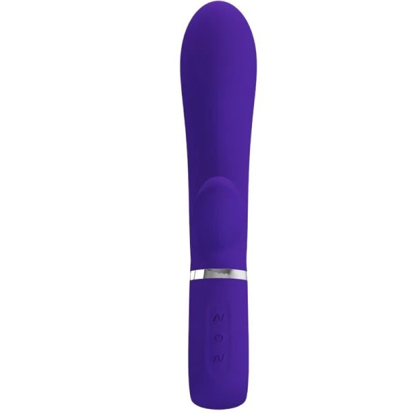 High Tech Pretty Love Thomas Multifunctionele G-Punt Vibrator met Konijnenstimulator paars