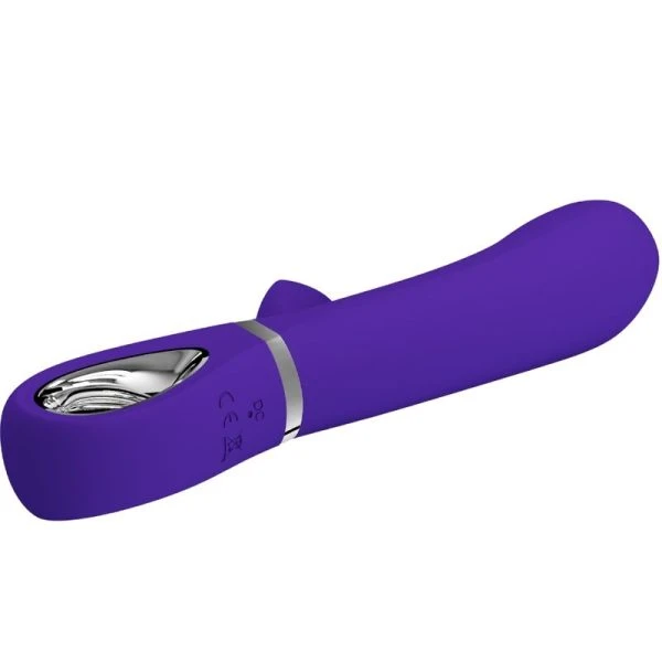 High Tech Pretty Love Thomas Multifunctionele G-Punt Vibrator met Konijnenstimulator paars