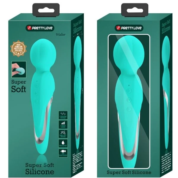 High Tech Pretty Love Walter Vibrator Stab Aqua Groen