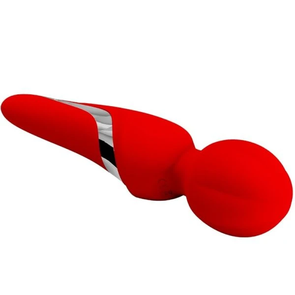 High Tech Pretty Love Walter Vibrator-Stab aus Silikon rot