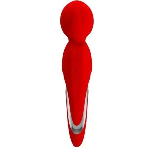 High Tech Pretty Love Walter Vibrator-Stab aus Silikon rot
