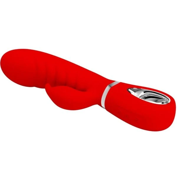 High Tech Pretty Love Prescott G-Punt-Vibrator met Clitorisstimulator rood