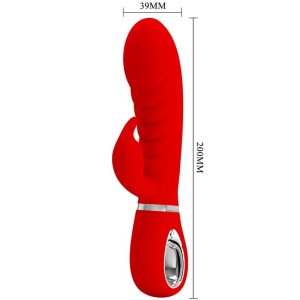 High Tech Pretty Love Prescott G-Punt-Vibrator met Clitorisstimulator rood High Tech Pretty Love Prescott G-Punt-Vibrator met Clitorisstimulator rood - Afbeelding 5