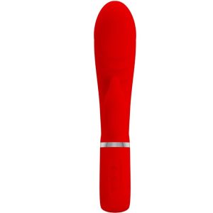 High Tech Pretty Love Prescott G-Punt-Vibrator met Clitorisstimulator rood High Tech Pretty Love Prescott G-Punt-Vibrator met Clitorisstimulator rood - Afbeelding 2