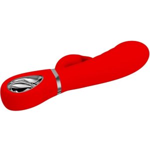 High Tech Pretty Love Prescott G-Punt-Vibrator met Clitorisstimulator rood High Tech Pretty Love Prescott G-Punt-Vibrator met Clitorisstimulator rood - Afbeelding 4