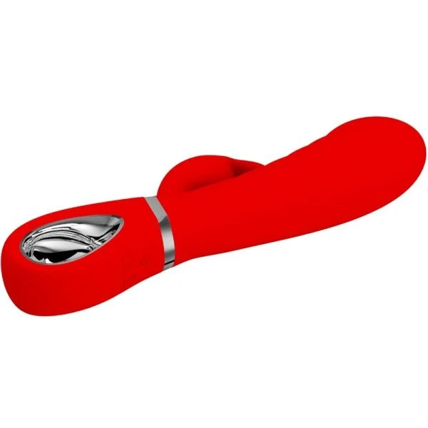High Tech Pretty Love Prescott G-Punt-Vibrator met Clitorisstimulator rood