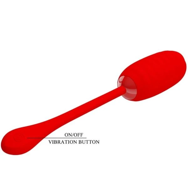 FUN Toys Pretty Love Kirk oplaadbaar vibratie-ei rood FUN Toys Pretty Love Kirk oplaadbaar vibratie-ei rood