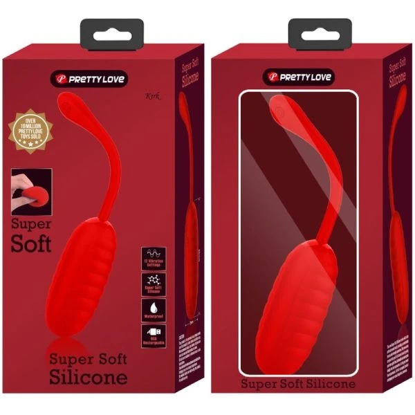 FUN Toys Pretty Love Kirk oplaadbaar vibratie-ei rood FUN Toys Pretty Love Kirk oplaadbaar vibratie-ei rood