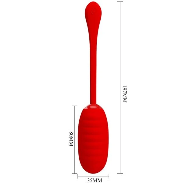 FUN Toys Pretty Love Kirk oplaadbaar vibratie-ei rood FUN Toys Pretty Love Kirk oplaadbaar vibratie-ei rood