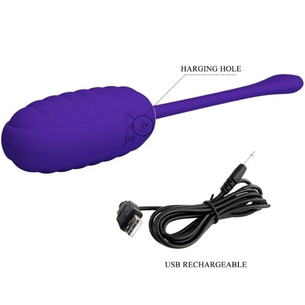 FUN Toys Pretty Love Kirk oplaadbare vibrerende ei paars FUN Toys Pretty Love Kirk oplaadbare vibrerende ei paars