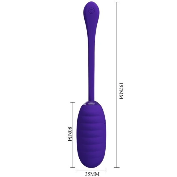 FUN Toys Pretty Love Kirk oplaadbare vibrerende ei paars FUN Toys Pretty Love Kirk oplaadbare vibrerende ei paars