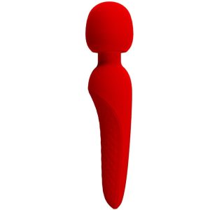 High Tech Pretty Love Meredith Massager met 12 vibratiestanden rood High Tech Pretty Love Meredith Massager met 12 vibratiestanden rood - Afbeelding 1