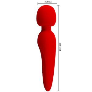 High Tech Pretty Love Meredith Massager met 12 vibratiestanden rood High Tech Pretty Love Meredith Massager met 12 vibratiestanden rood - Afbeelding 6