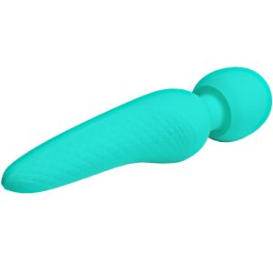 High Tech Pretty Love Meredith Massager met 12 vibratiestanden, aquagroen High Tech Pretty Love Meredith Massager met 12 vibratiestanden, aquagroen - Afbeelding 4