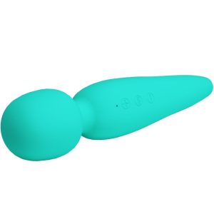 High Tech Pretty Love Meredith Massager met 12 vibratiestanden, aquagroen High Tech Pretty Love Meredith Massager met 12 vibratiestanden, aquagroen - Afbeelding 3