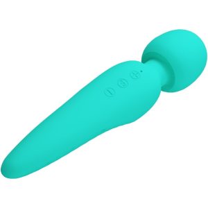 High Tech Pretty Love Meredith Massager met 12 vibratiestanden, aquagroen High Tech Pretty Love Meredith Massager met 12 vibratiestanden, aquagroen - Afbeelding 2