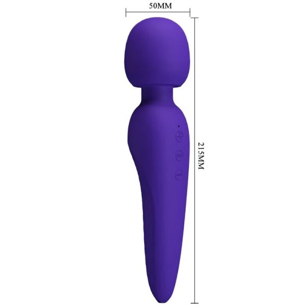 High Tech Pretty Love Meredith Massager met 12 vibratiestanden Paars High Tech Pretty Love Meredith Massager met 12 vibratiestanden Paars