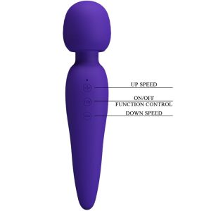 High Tech Pretty Love Meredith Massager met 12 vibratiestanden Paars High Tech Pretty Love Meredith Massager met 12 vibratiestanden Paars - Afbeelding 7