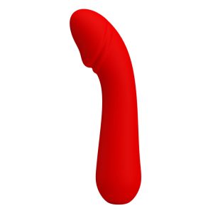 FUN Toys Pretty Love Cetus G-Punt Vibrator van siliconen rood FUN Toys Pretty Love Cetus G-Punt Vibrator van siliconen rood - Afbeelding 2