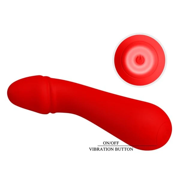 FUN Toys Pretty Love Cetus G-Punt Vibrator van siliconen rood