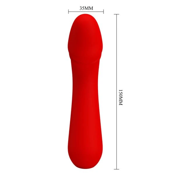 FUN Toys Pretty Love Cetus G-Punt Vibrator van siliconen rood