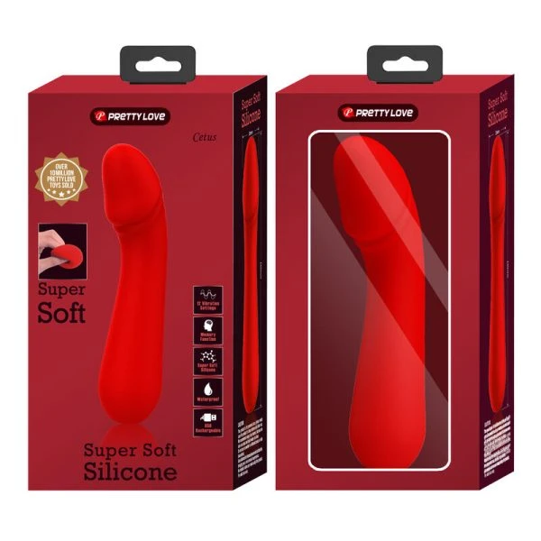FUN Toys Pretty Love Cetus G-Punt Vibrator van siliconen rood