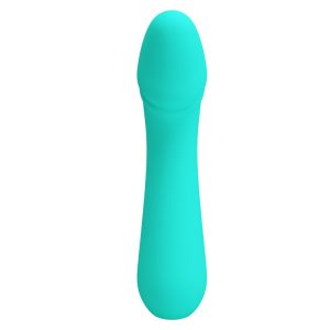 FUN Toys Pretty Love Cetus G-Punt Vibrator van Silicone, Aquagroen FUN Toys Pretty Love Cetus G-Punt Vibrator van Silicone, Aquagroen - Afbeelding 1