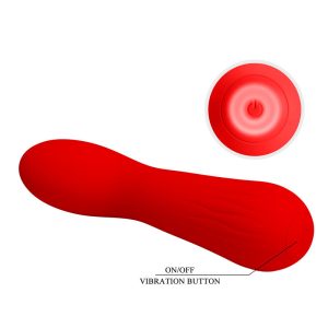 FUN Toys Pretty Love Faun G-Punt Vibrator van silicone rood FUN Toys Pretty Love Faun G-Punt Vibrator van silicone rood - Afbeelding 6