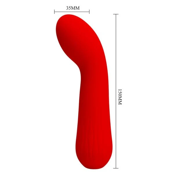 FUN Toys Pretty Love Faun G-Punt Vibrator van silicone rood
