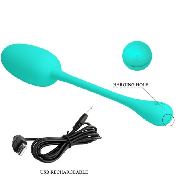FUN Toys Pretty Love Knucker Water Green wiederaufladbares Vibrations-Ei grün