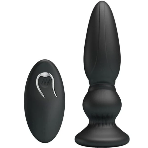 MR Play Krachtige Vibrator met Afstandsbediening Anaalplug Zwart MR Play Krachtige Vibrator met Afstandsbediening Anaalplug Zwart