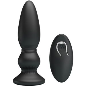 MR Play Krachtige Vibrator met Afstandsbediening Anaalplug Zwart MR Play Krachtige Vibrator met Afstandsbediening Anaalplug Zwart - Afbeelding 1
